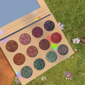 12 Colors Glitter Eyeshadow Palette