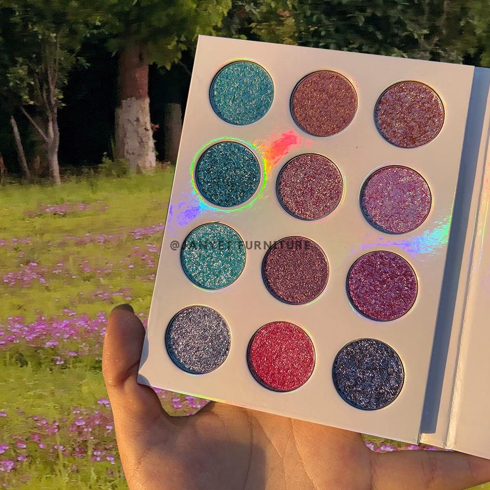 12 Colors Glitter Eyeshadow Palette