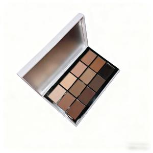 12 Shades Matte Neutral Brown Eyeshadow Palette