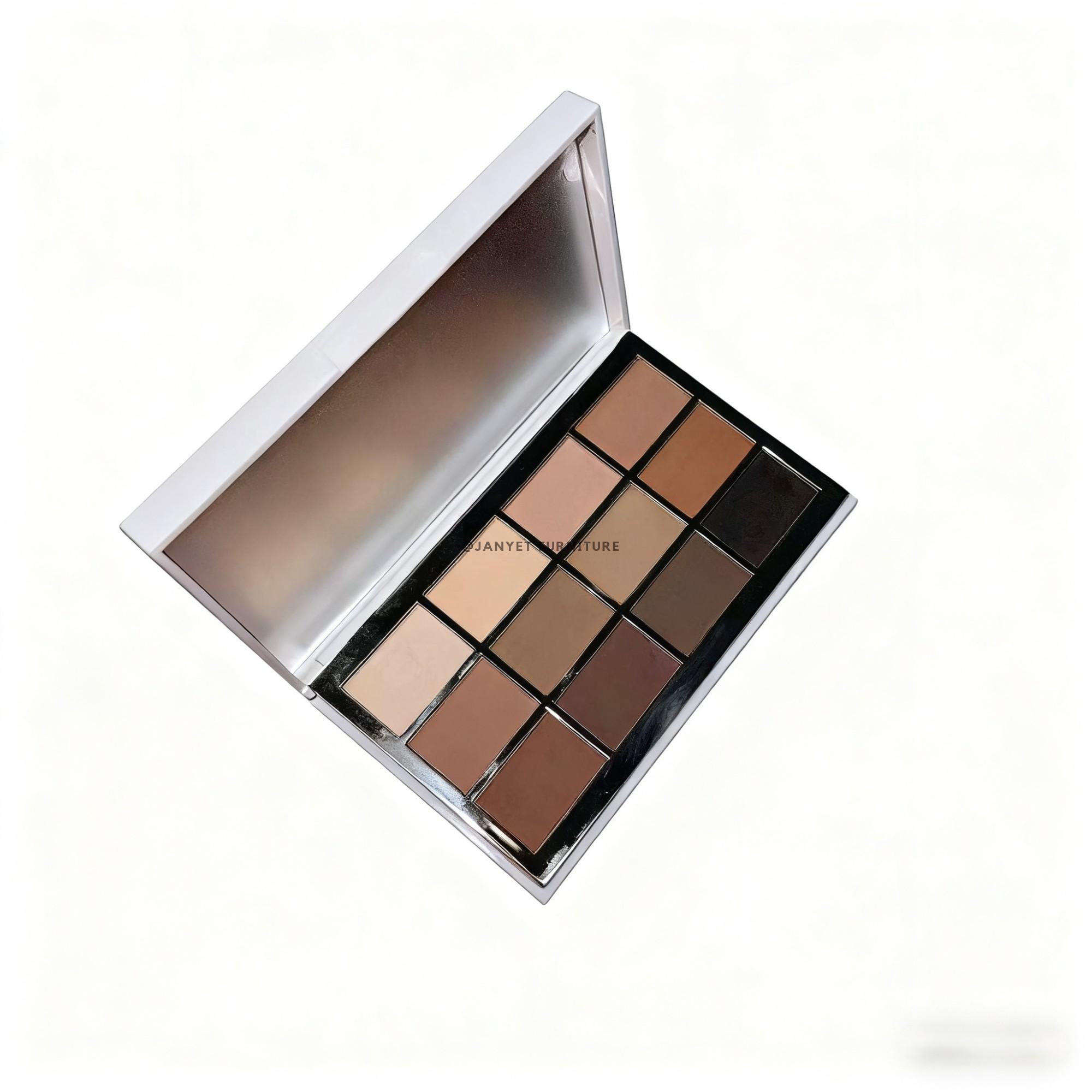 12 Shades Matte Neutral Brown Eyeshadow Palette