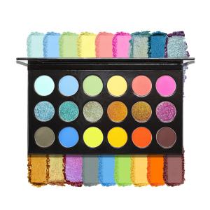 18 Shades Rainbow Matte Shimmer Eyeshadow Palette