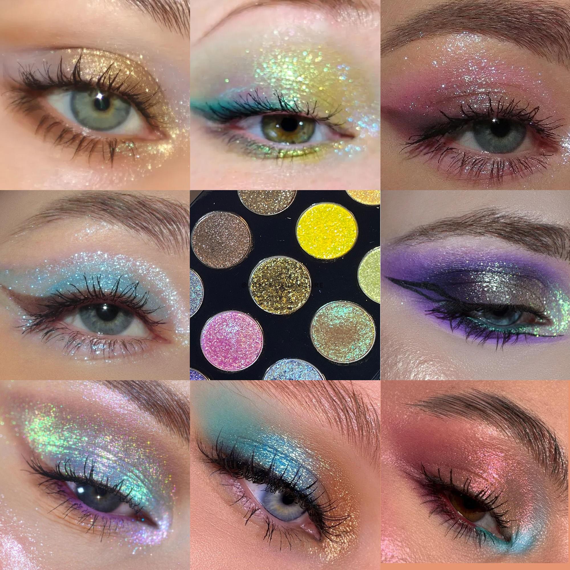 18 Shades Rainbow Matte Shimmer Eyeshadow Palette