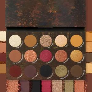 Fall Warm Tone Glitter Eyeshadow Palette