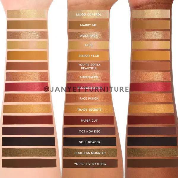 Fall Warm Tone Glitter Eyeshadow Palette