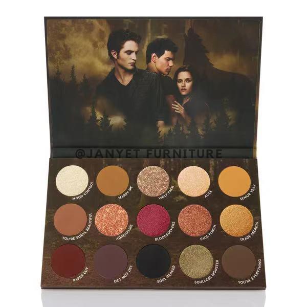 Fall Warm Tone Glitter Eyeshadow Palette