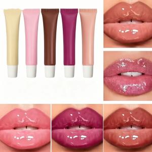 Fruity Scents Lip Oil in Pink Tube for Hydrating Glossy