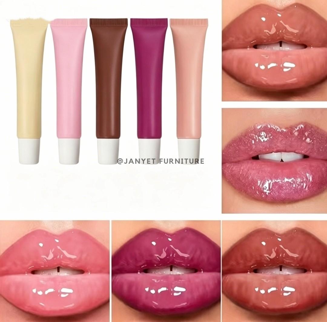 Fruity Scents Lip Oil in Pink Tube for Hydrating Glossy
