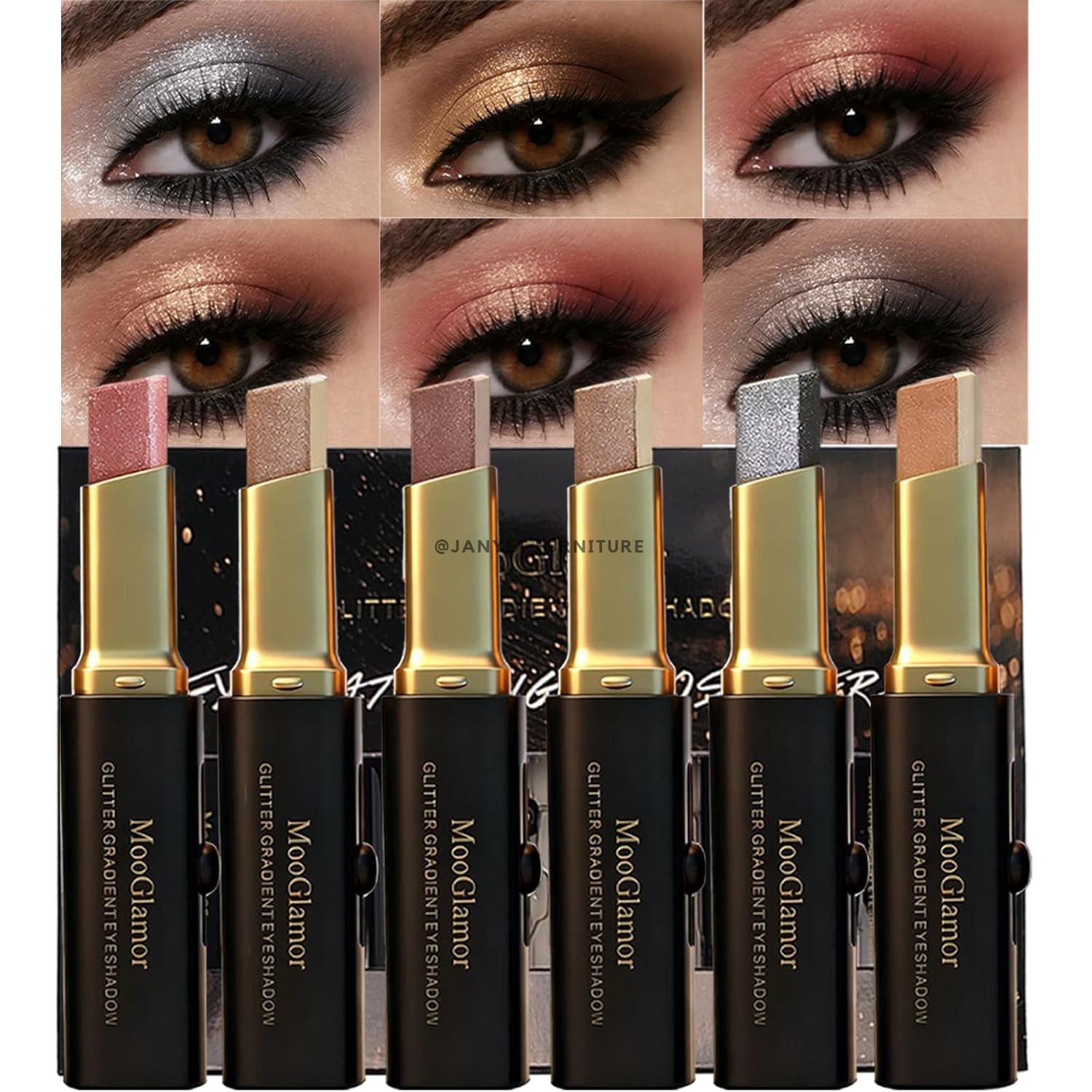 Gradient Metallic Cream Eyeshadow Crayon Sticks