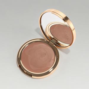 Luxury Gold Embossed Cream Contour Compact