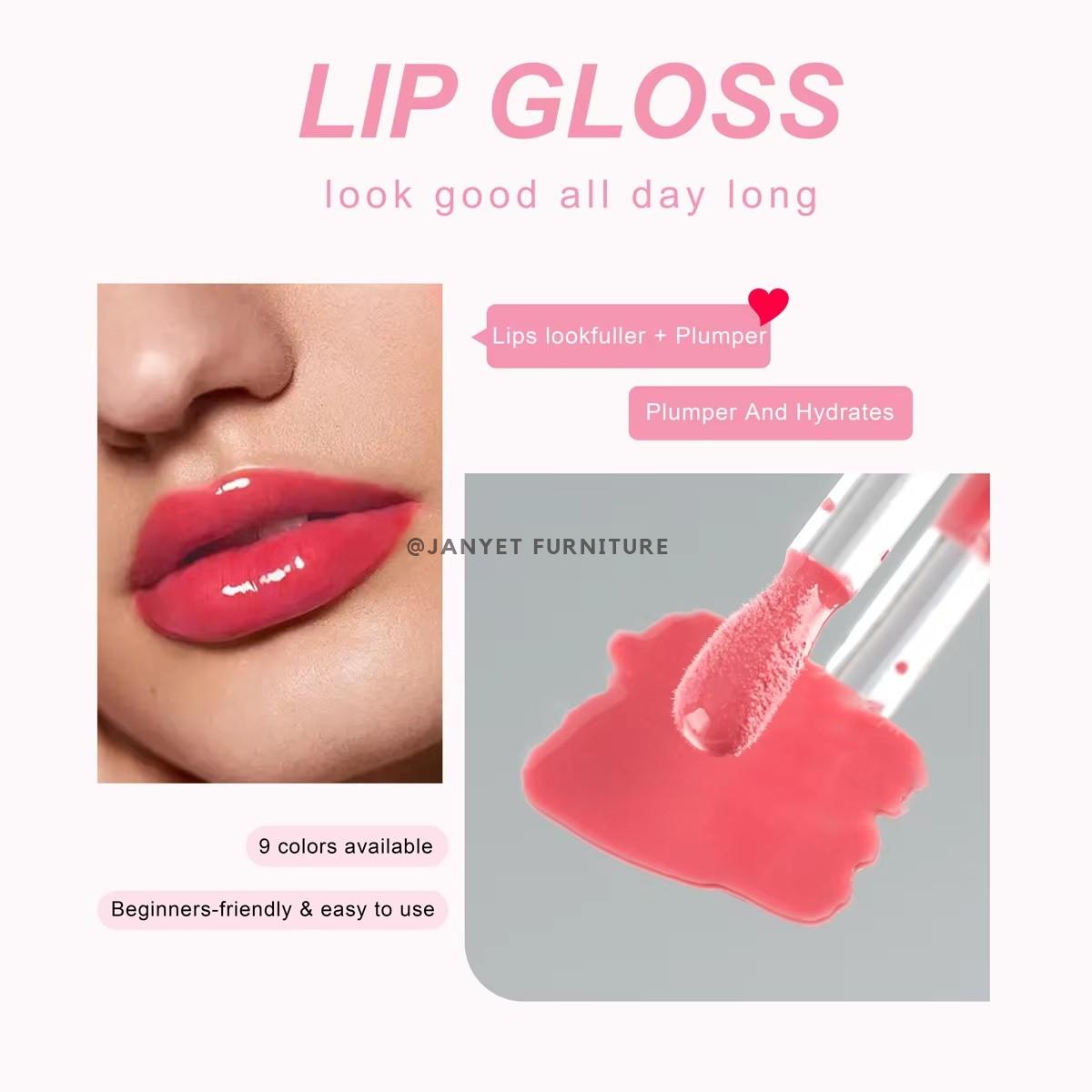 Private Label Jelly Lip Gloss Clear Bottle