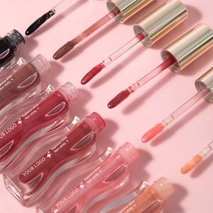 S-Curve Transparent Tube Shimmer Lip Gloss Series