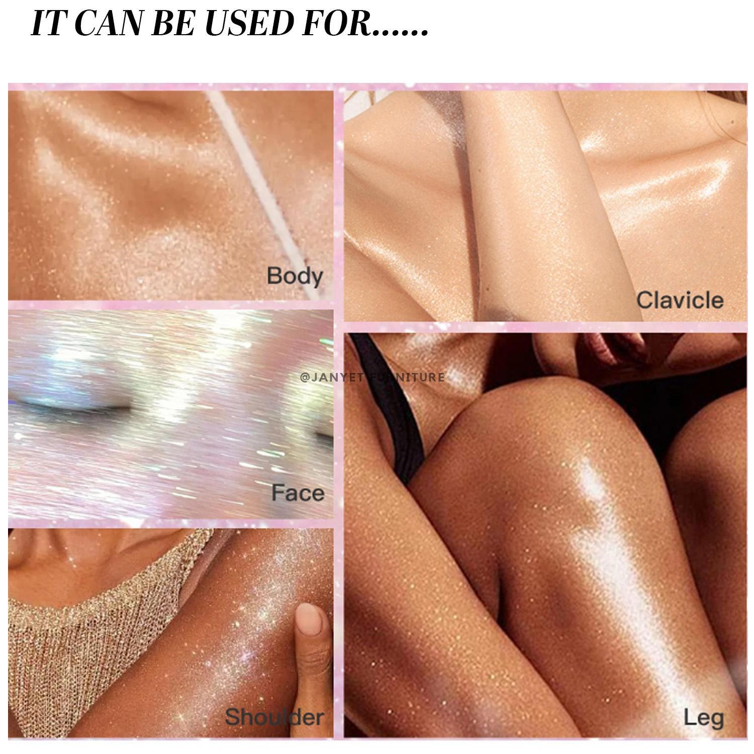 Shimmering Metallic Highlight