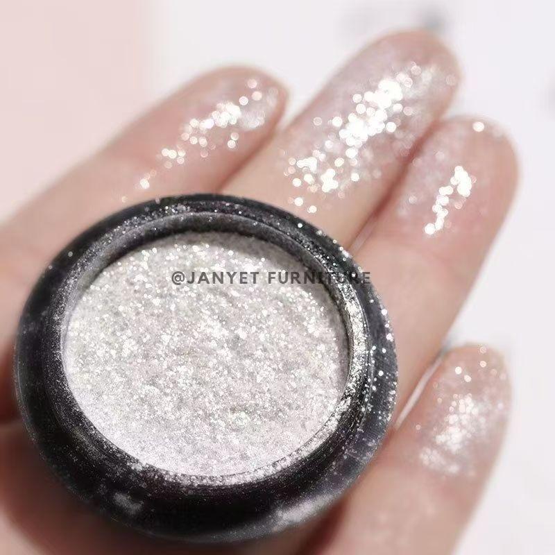 Silver Glitter Pigment Powder