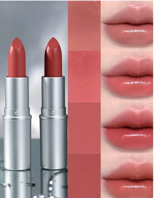 Silver Tube Moist Shine Lipstick