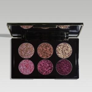 Six-Color Metallic Eyeshadow