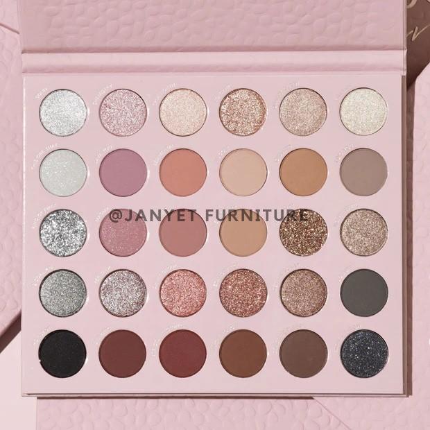 Warm Nude Glitter Eyeshadow Collection